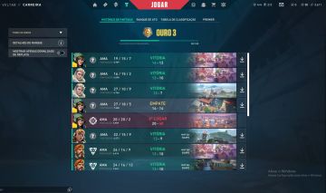 CONTA VALORANT OURO 3 | LEVEL 21 | COM CHAT DE VOZ LIBERADO