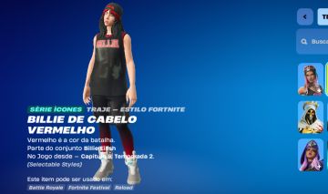 CONTA FORTNITE /// BILLIE ELISH /// SKINS STAR WARS