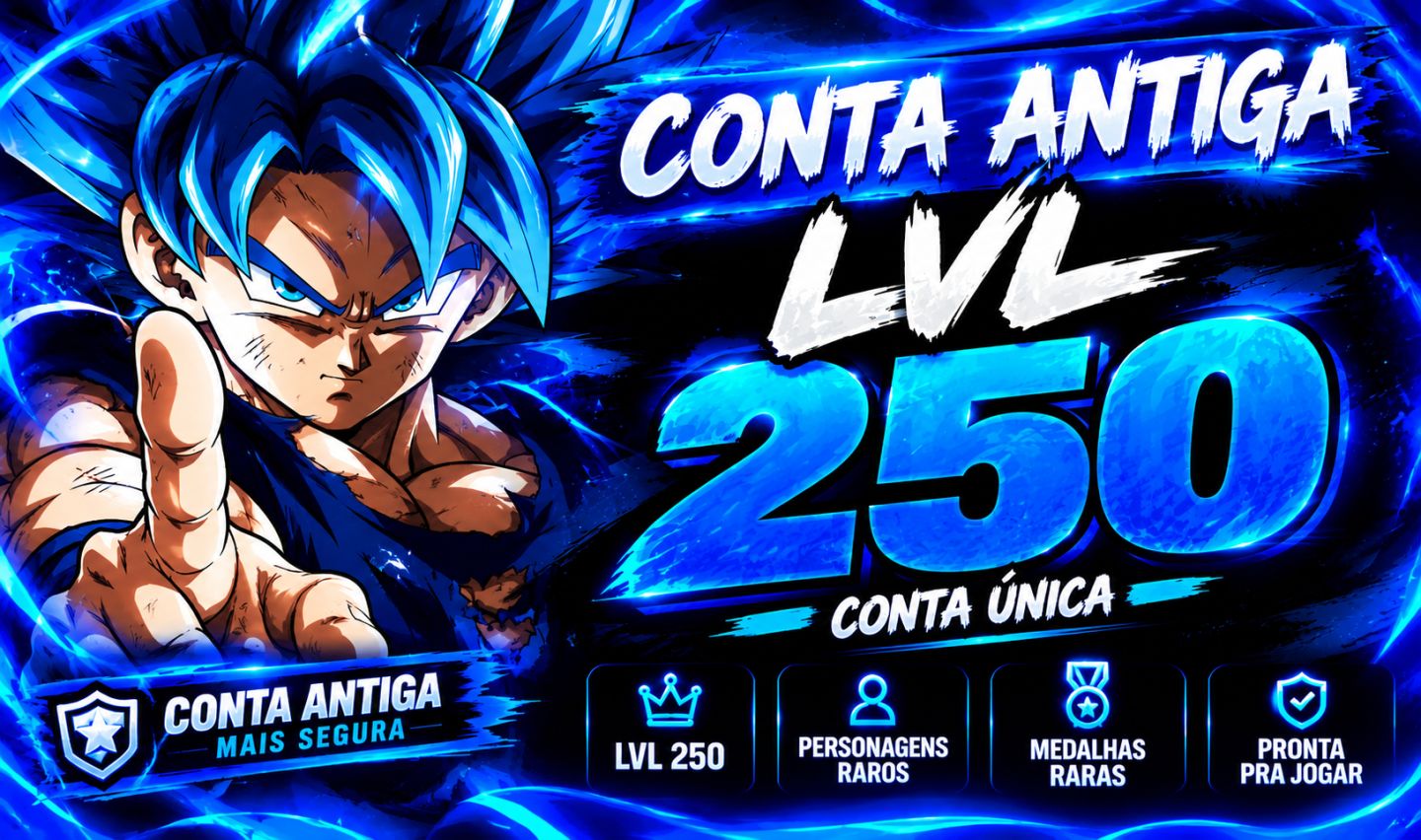 [PROMOÇÃO]Conta Dragon Ball Legends, lvl 250+ campanha completa IOS E ANDROID