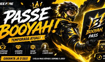 PASSE BOOYAH FREE FIRE VIA ID (OFERTA IMPERDÍVEL)