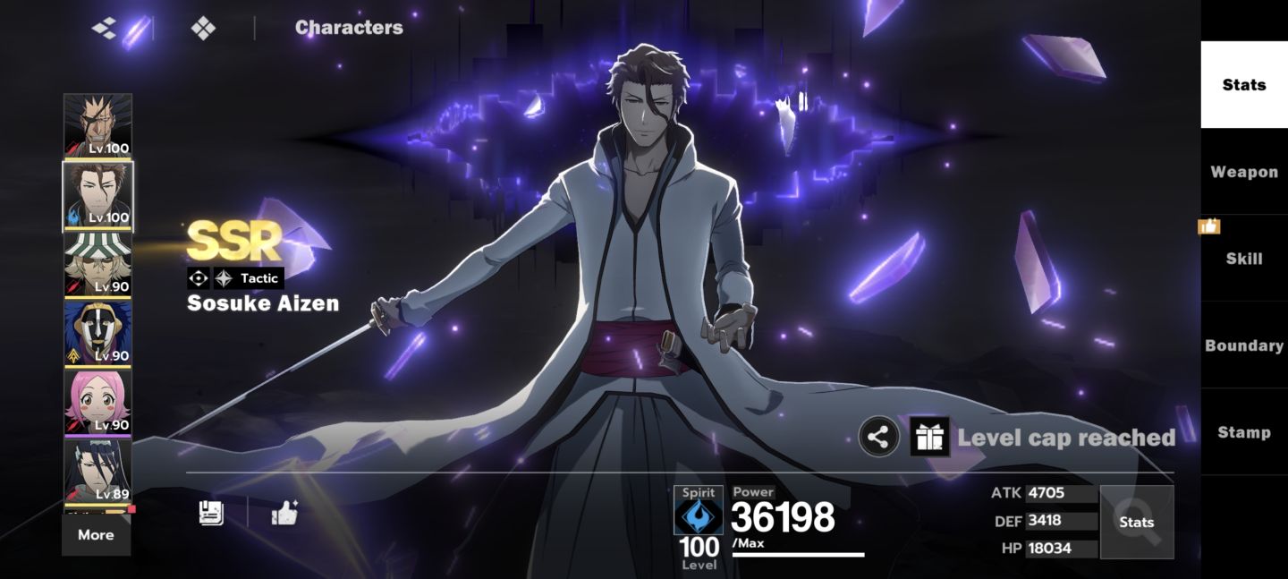 Conta a venda com Zaraki B6 Bleach sou resonance