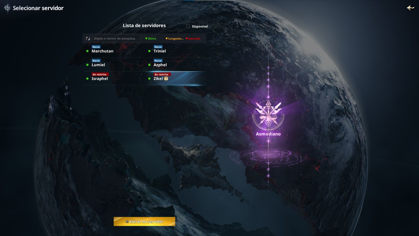Conta Aion 2 Server ZIKEL Asmodyanos
