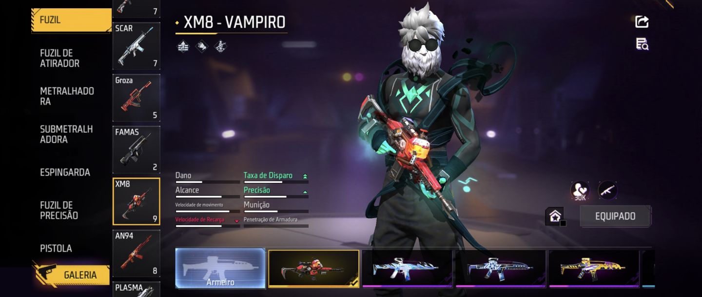 CONTA COM SOMBRA ROXA, BARBINHA, EVOLUTIVA + MELHORES ATT DO JOGO TROCA NICK