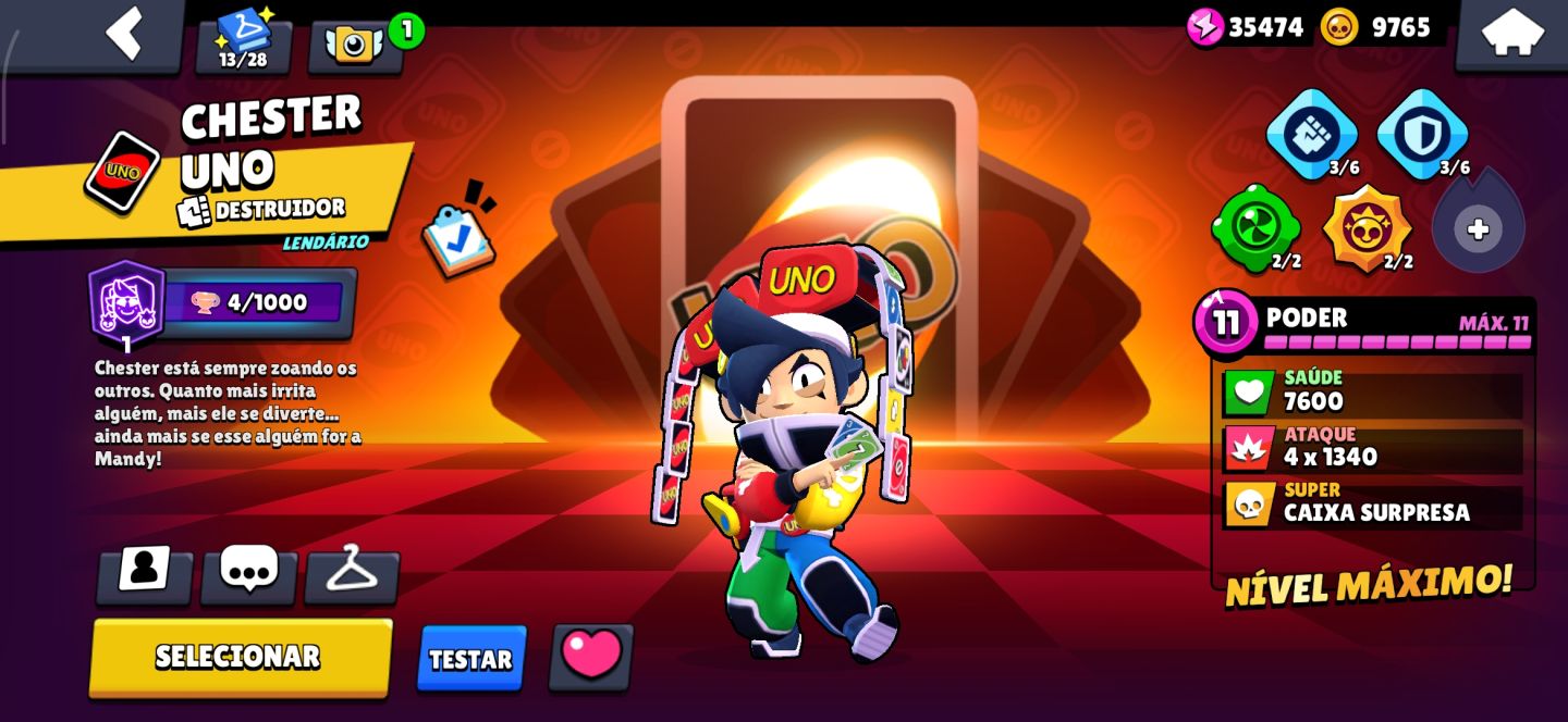Conta rara brawl Stars