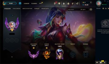 CONTA LOL MESTRE 90 LP, 70% WR + TROCA DE NICK DISPONIVEL + 22K EA