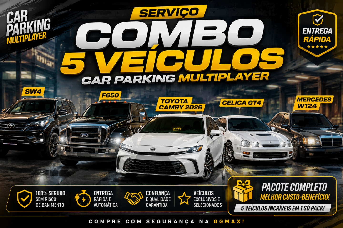 CAR PARKING MULTIPLAYER 1 E 2 | SERVIÇOS COMPLETOS & CARROS EXCLUSIVOS