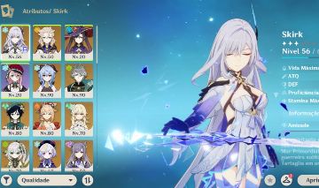GENSHIN Skirk, Ganyu+bis, Nahida, Alhaitam, Albedo, Venti, Yoimya e+