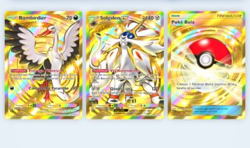 Conta Pokémon pocket com 3 douradas e vários shinys