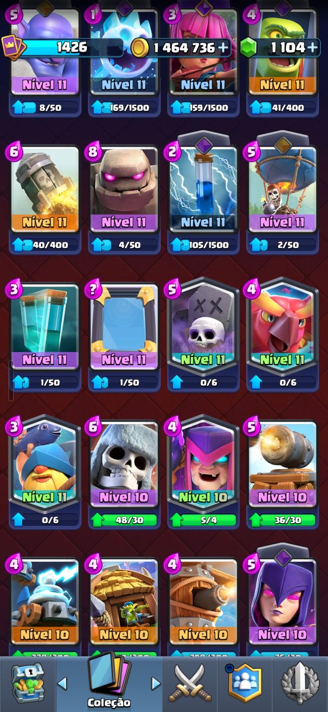 CONTA CLASH ROYALE UPADA FULL ACESSO 9300 TROFEUS