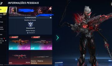 CONTA BLOOD STRIKE COM SKINS EXTREME N.654