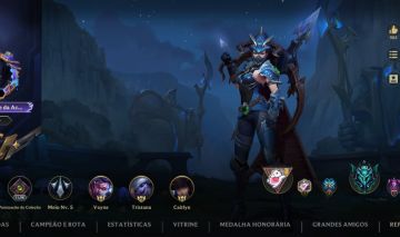 CONTA EX MESTRE - SKINS LENDÁRIAS E CAMPEOES (59 SKINS E 84 CAMPEOES)