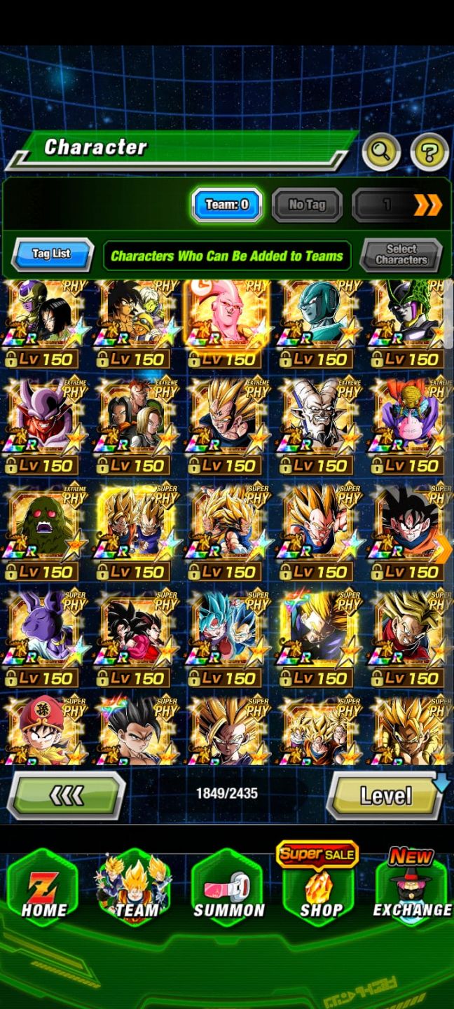 Conta Dokkan battle Avançada (GLOBAL)