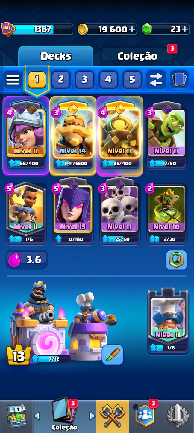 Conta de Clash 7k