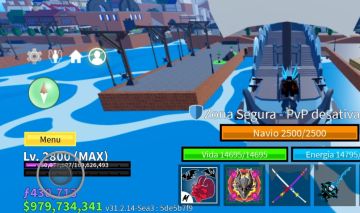 Conta de blox fruit com muitas frutas perm