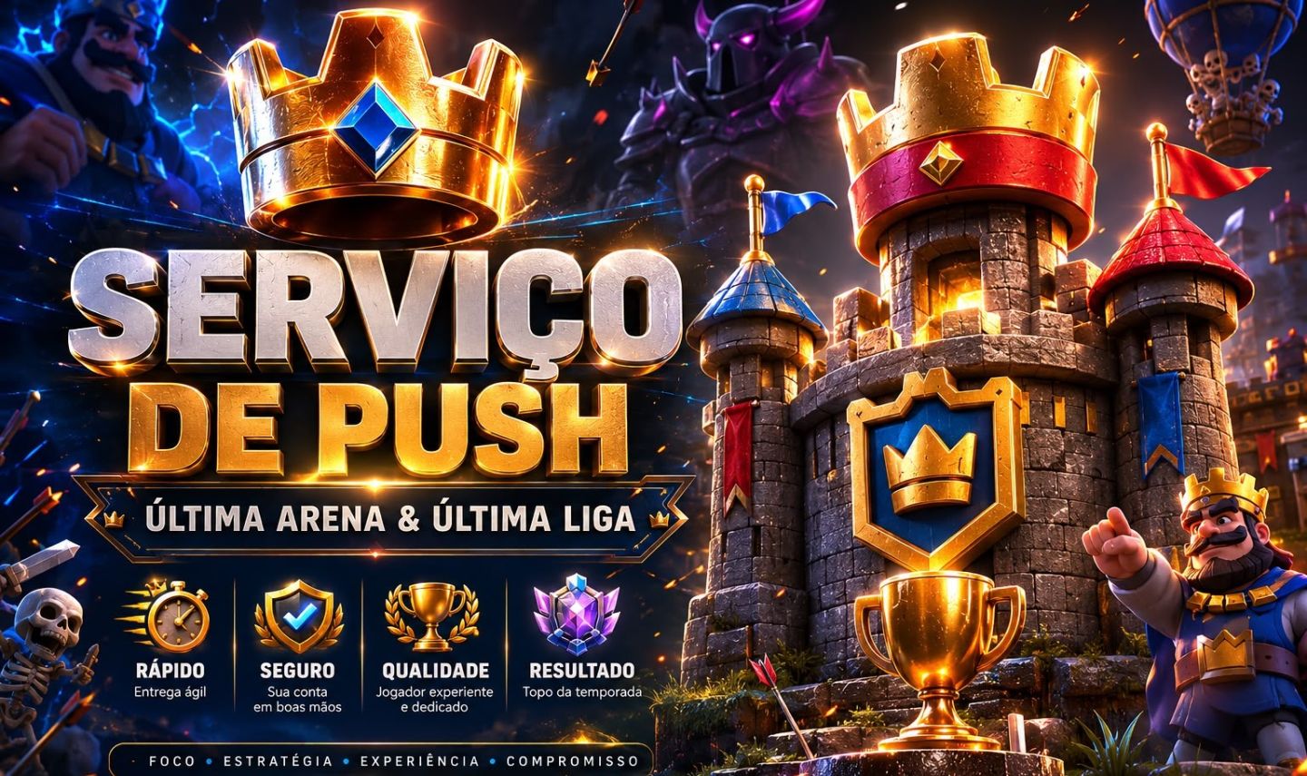 Serviço de Push Profissional Clash Royale