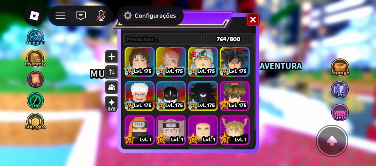Conta Roblox com Muitas Skins e progressos