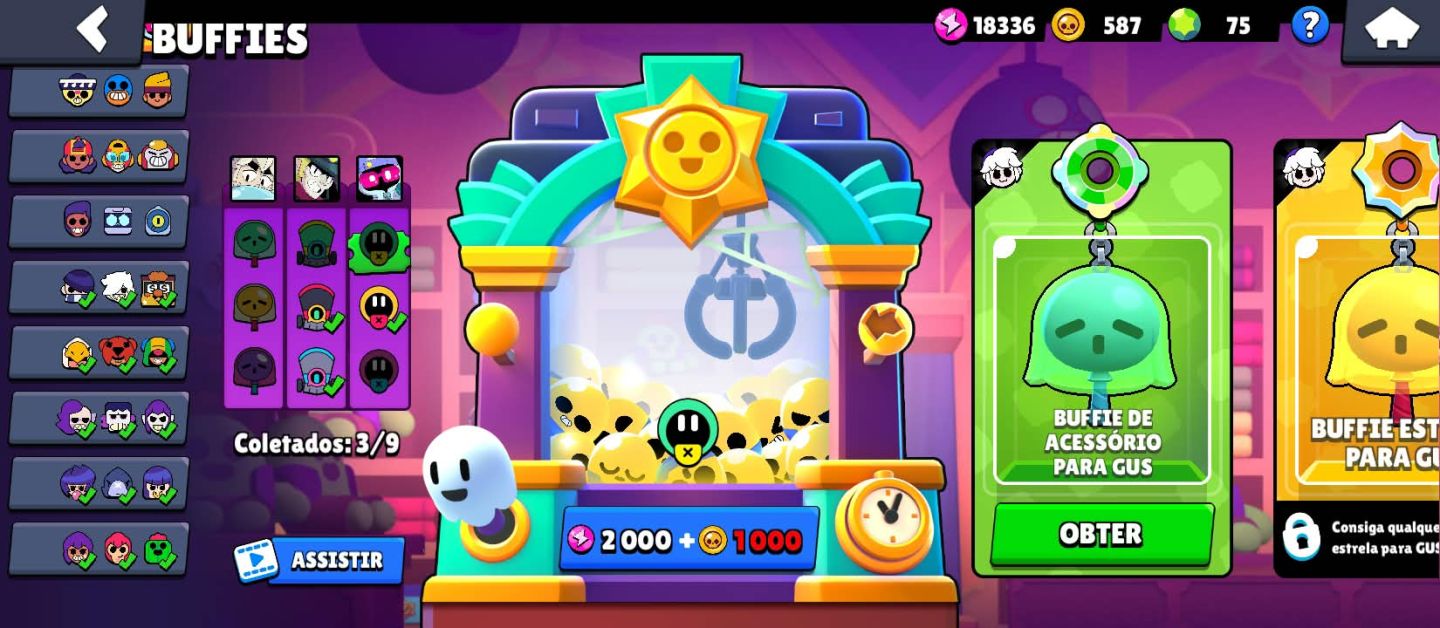 Conta Brawl Stars 41k + 106 brawlers + 293 skins