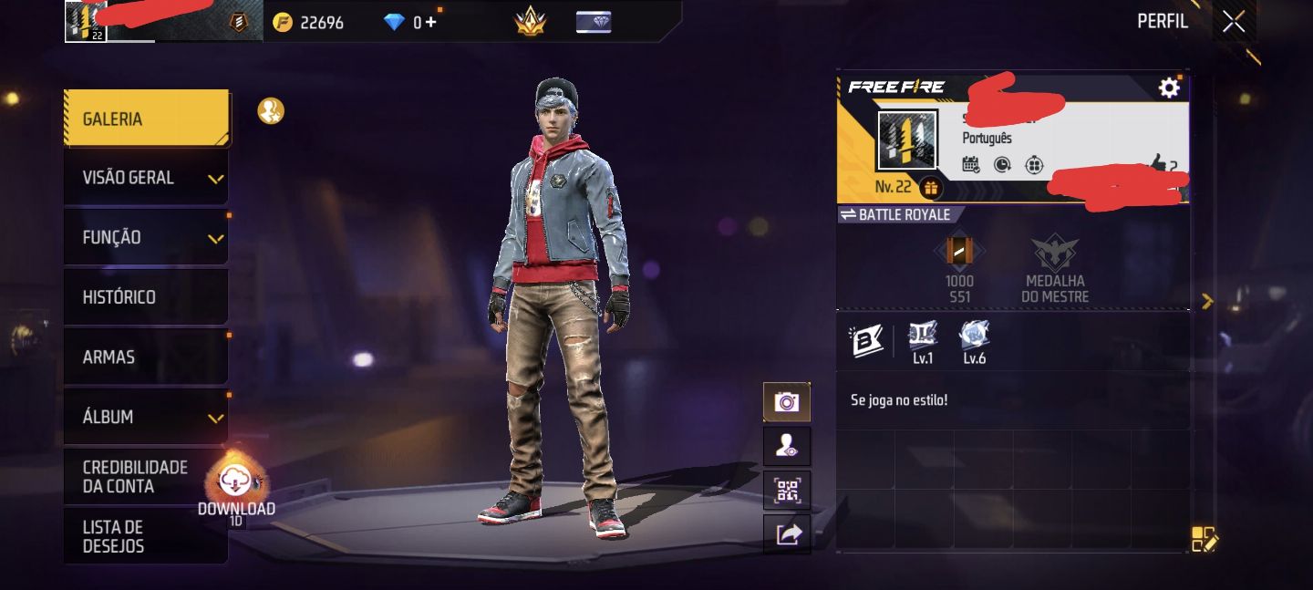 [PROMOÇÂO] CONTAS FREE FIRE COM DIAMANTES LEVEL 15 / 20 / 30 ENTREGA RAPIDA