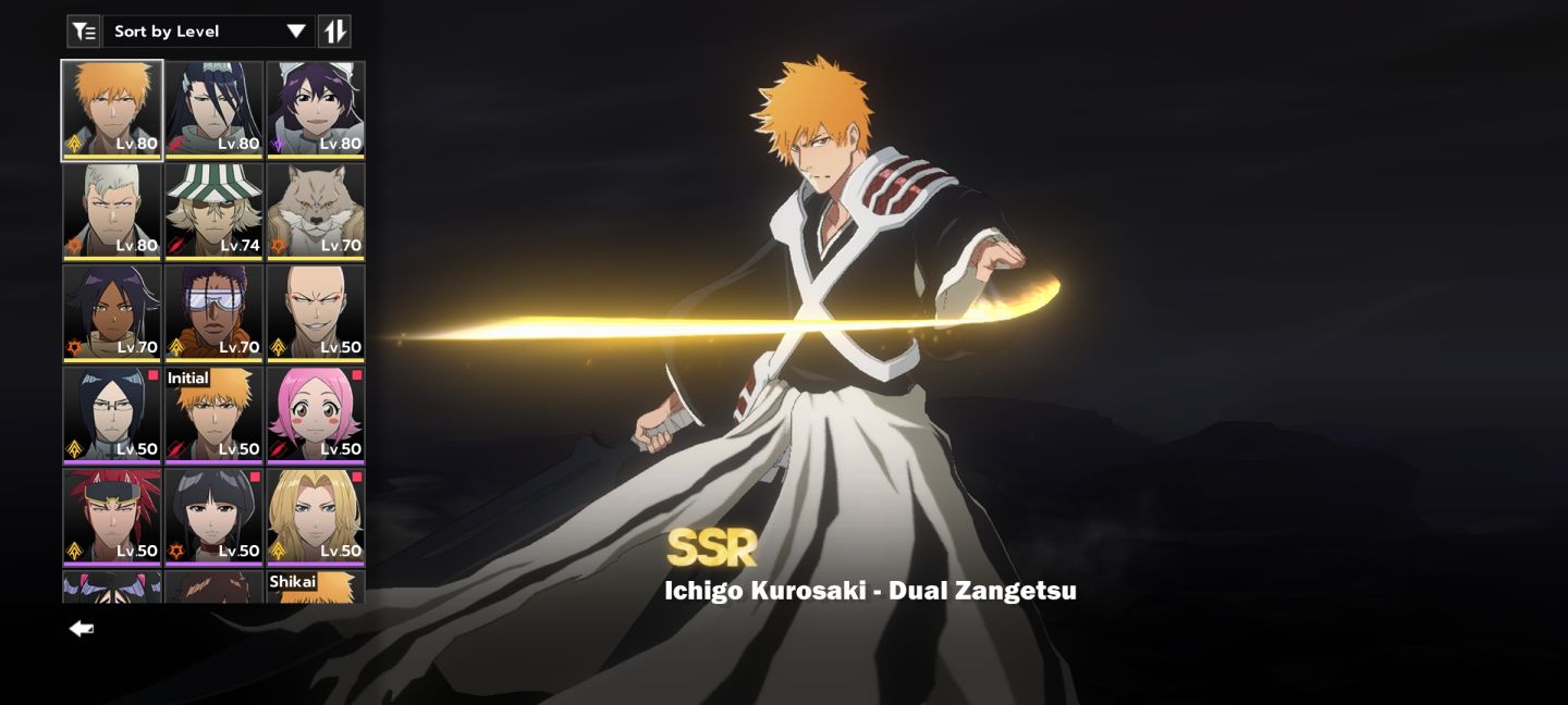 Conta bleach soul resonance/ ichigo dual zan B2/ bambietta B0
