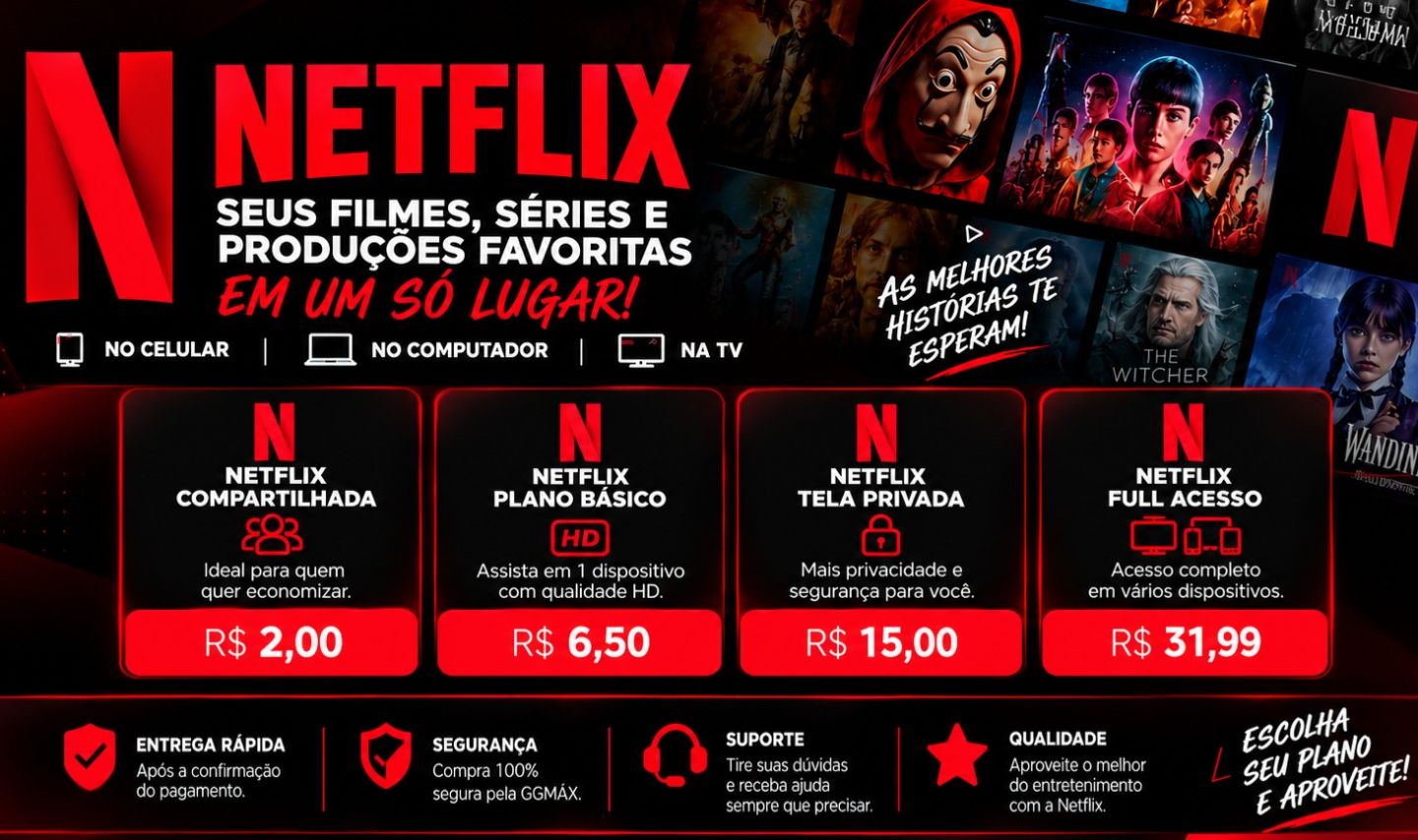 Netflix Assinatura Digital