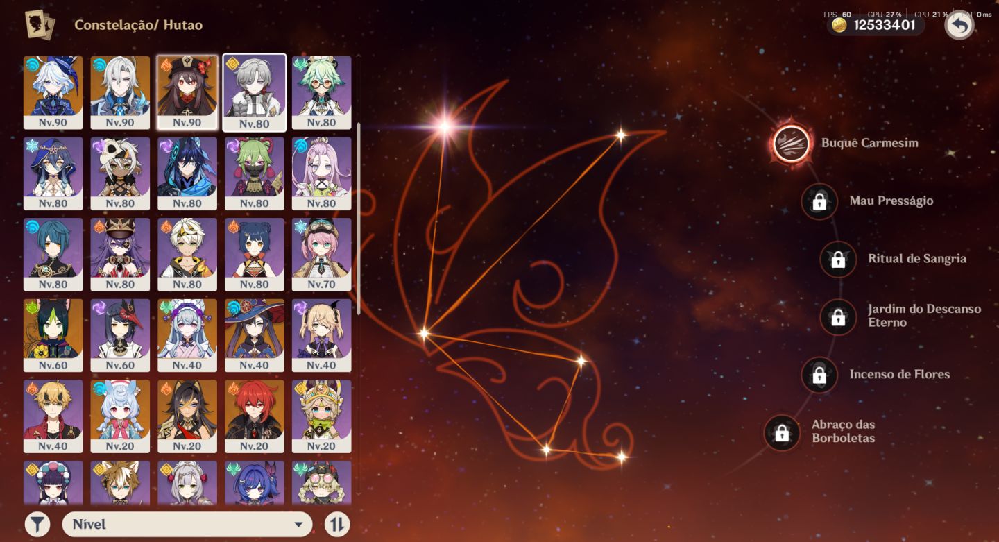 Conta Genshin Neuvillette C6R1 + Muitos 5 Estrelas
