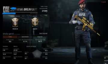 CONTA ARENA BREAKOUT: INFINITE (PC) | +270KK + 80 SKINS (CONTA+EMAIL)