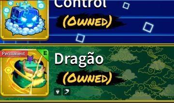 Conta de blox com com Dragon perm e outras frutas