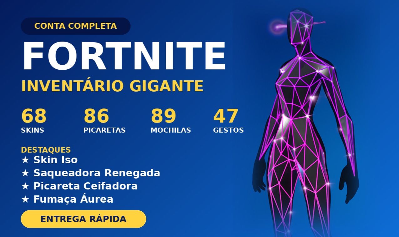 CONTA DE FORTNITE COMPLETA