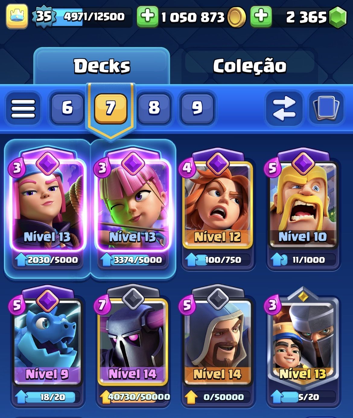 Promoção conta clash royale