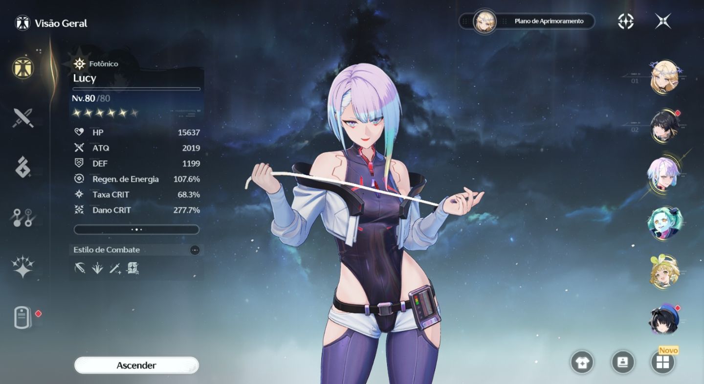 Cartethyia S4+Arma,Lucy S1+Arma, Rebecca S0+Arma. Pit Alto!