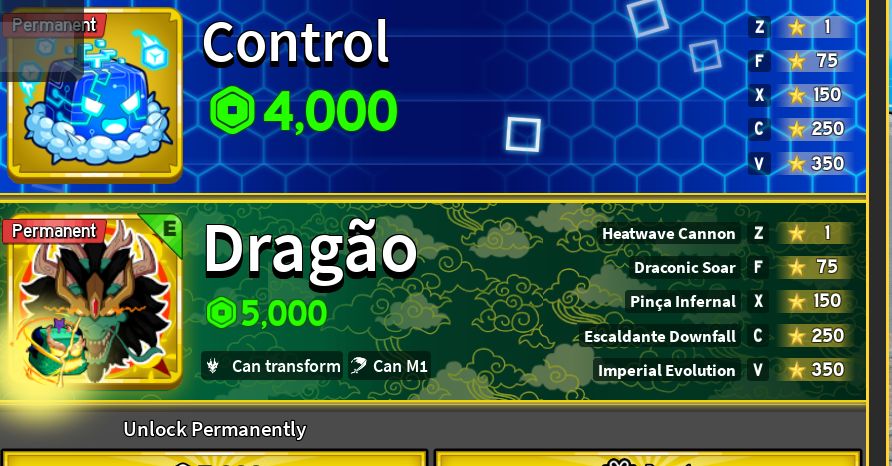 Conta Blox Fruits Comp | Lv 2400 MAX + Dragon PERM + Control PERM + Muitas Skins