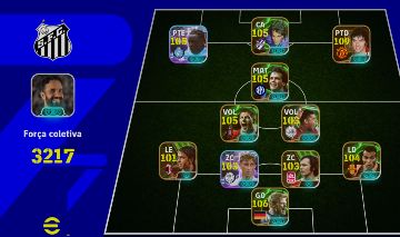 Conta de efootball mobile com Best 109 e varios epicos