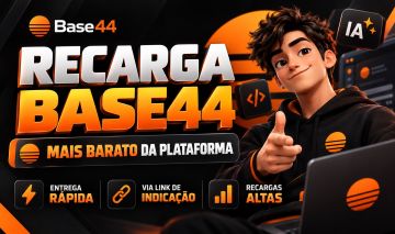 [MAIS BARATO DA GGMAX] CRÉDITOS NA SUA CONTA - BASE44