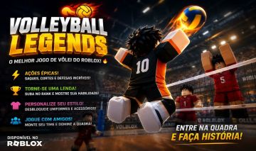 CONTA VOLLEYBALL LEGENDS COM PERSONAGENS SECRETS