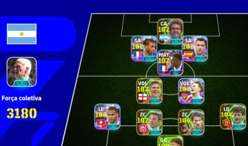CONTA EFOOTBALL COM 3180 DE FORÇA + BARESI + ØDEGAARD + PACK DA FRANÇA