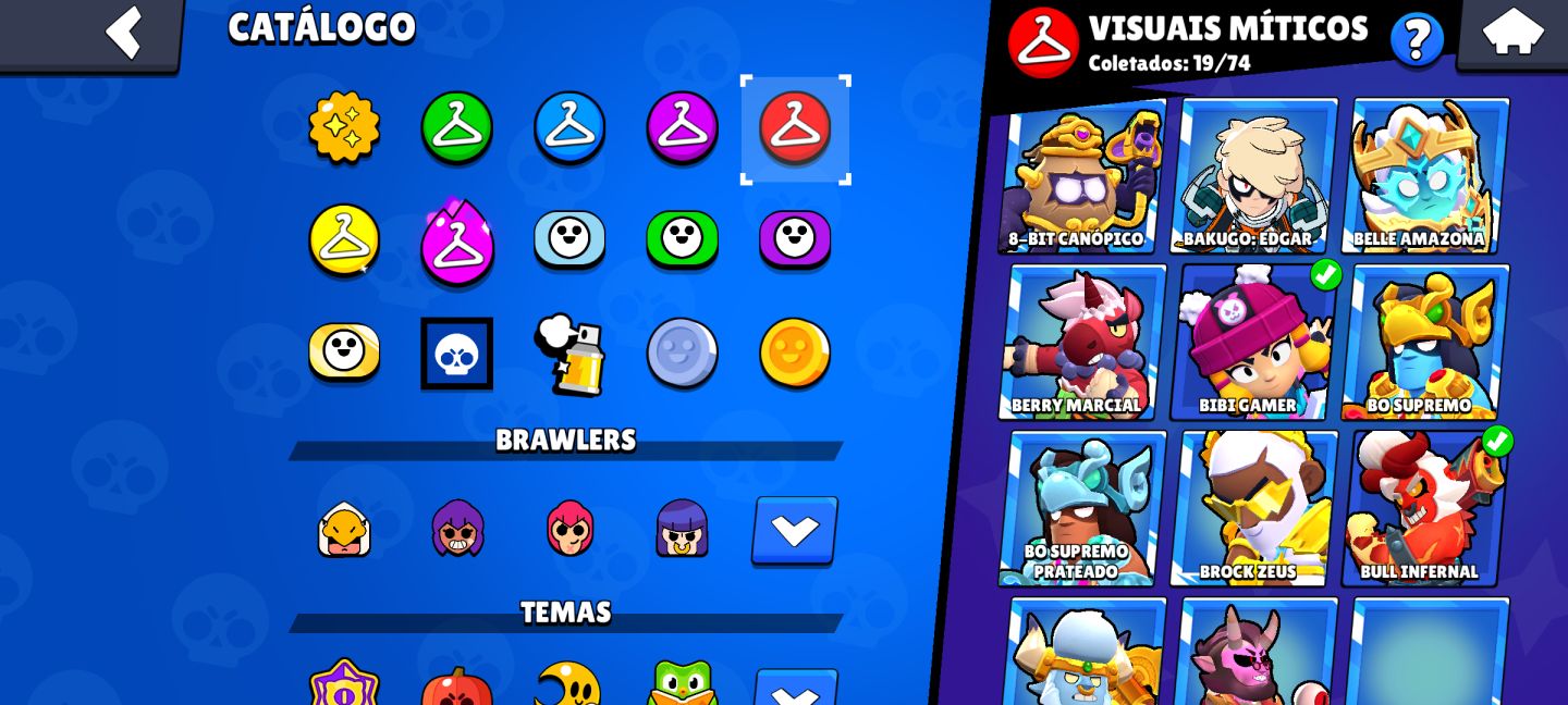 Conta de Brawl Stars + Clash à venda com itens limitados e raridade de 2020/2021