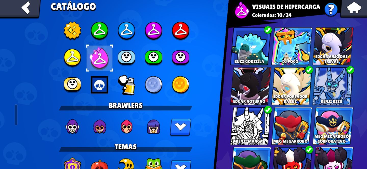 Conta de Brawl Stars 2019 full buffies