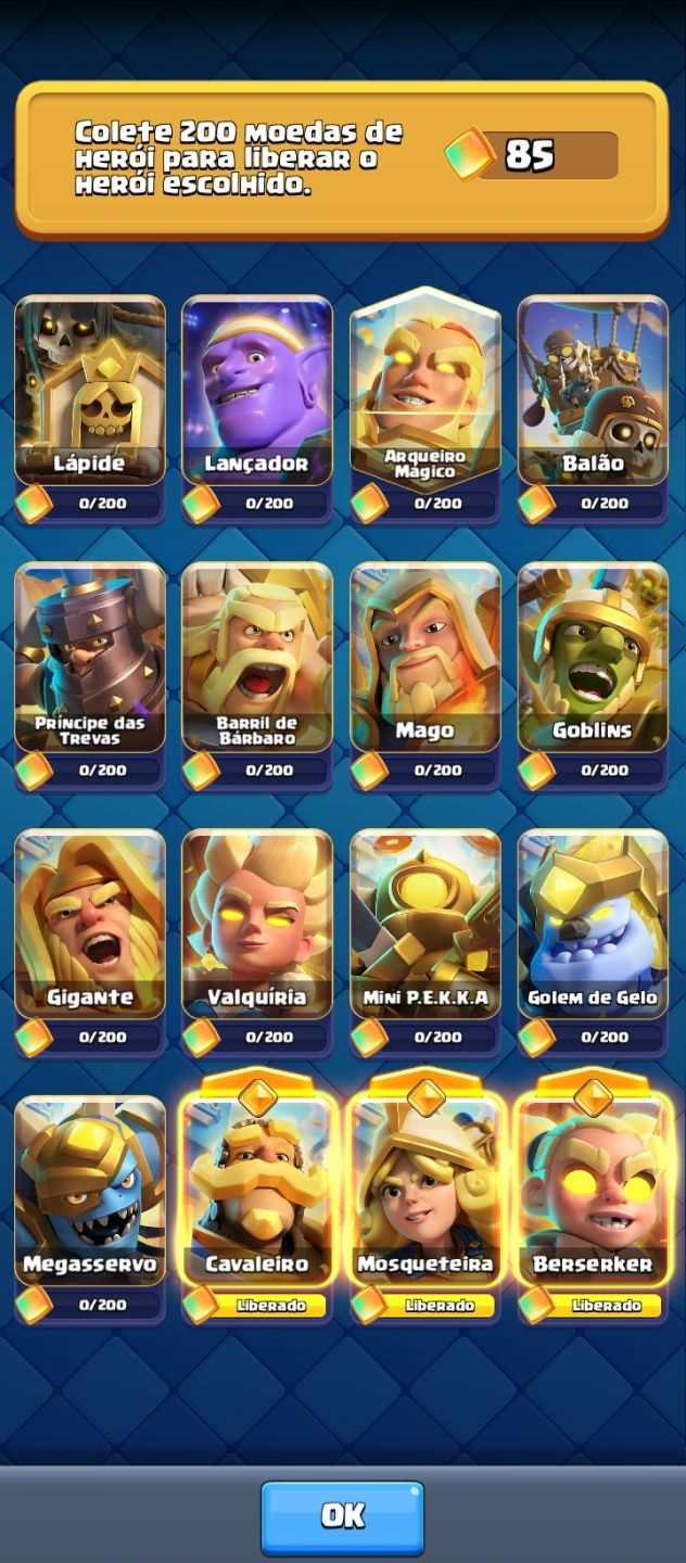 [PROMOÇÃO] CONTAS CLASH ROYALE CARTAS FULL 1k-10k