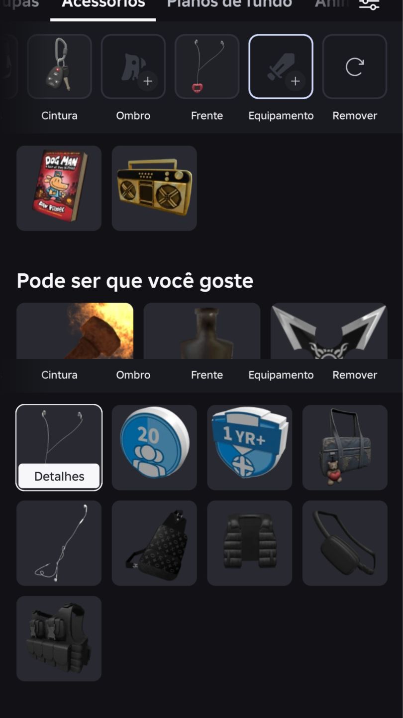 CONTA DE ROBLOX INVENTÁRIO AVALIADO EM 11.2K ROBUX