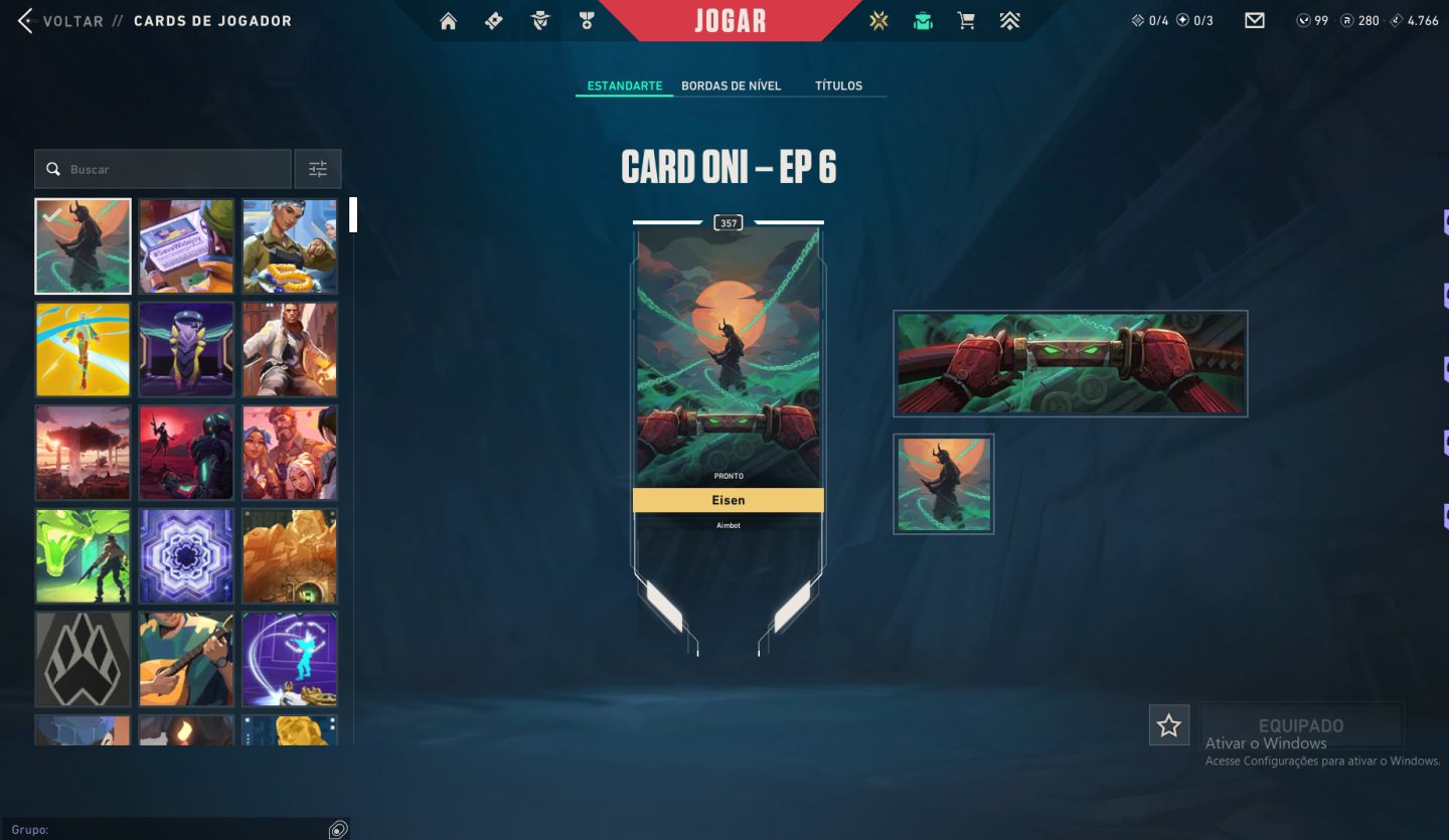 Conta valorant imt 1 com skins