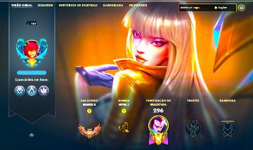 KAISA KDA PRÉSTIGO COM BORDA + [ SKINS LENDÁRIAS ] + [ ESPÓLIOS NO INVENTÁRIO ]