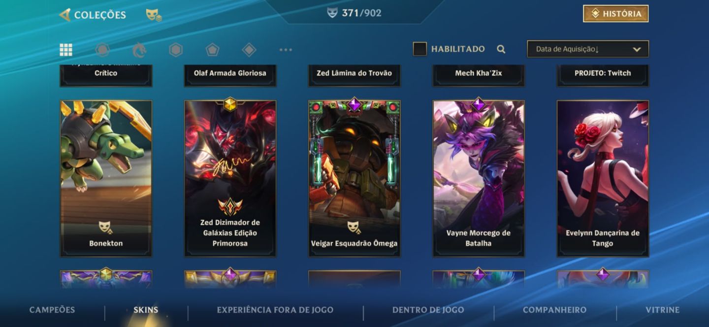 CONTA DE WILD RIFT À VENDA