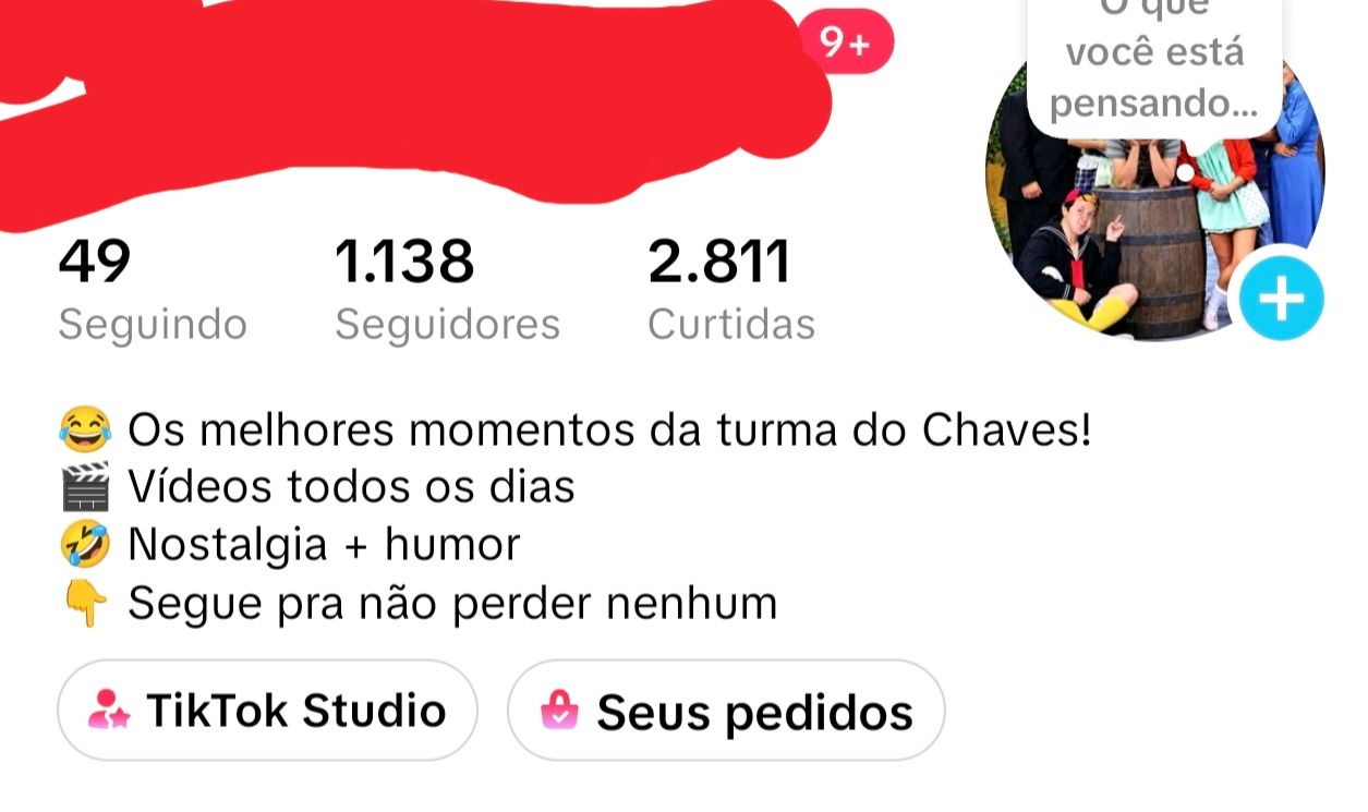 CONTA TIKTOK CHAVES 1K SEGUIDORES | SEM DOCUMENTO | LIVE CELULAR