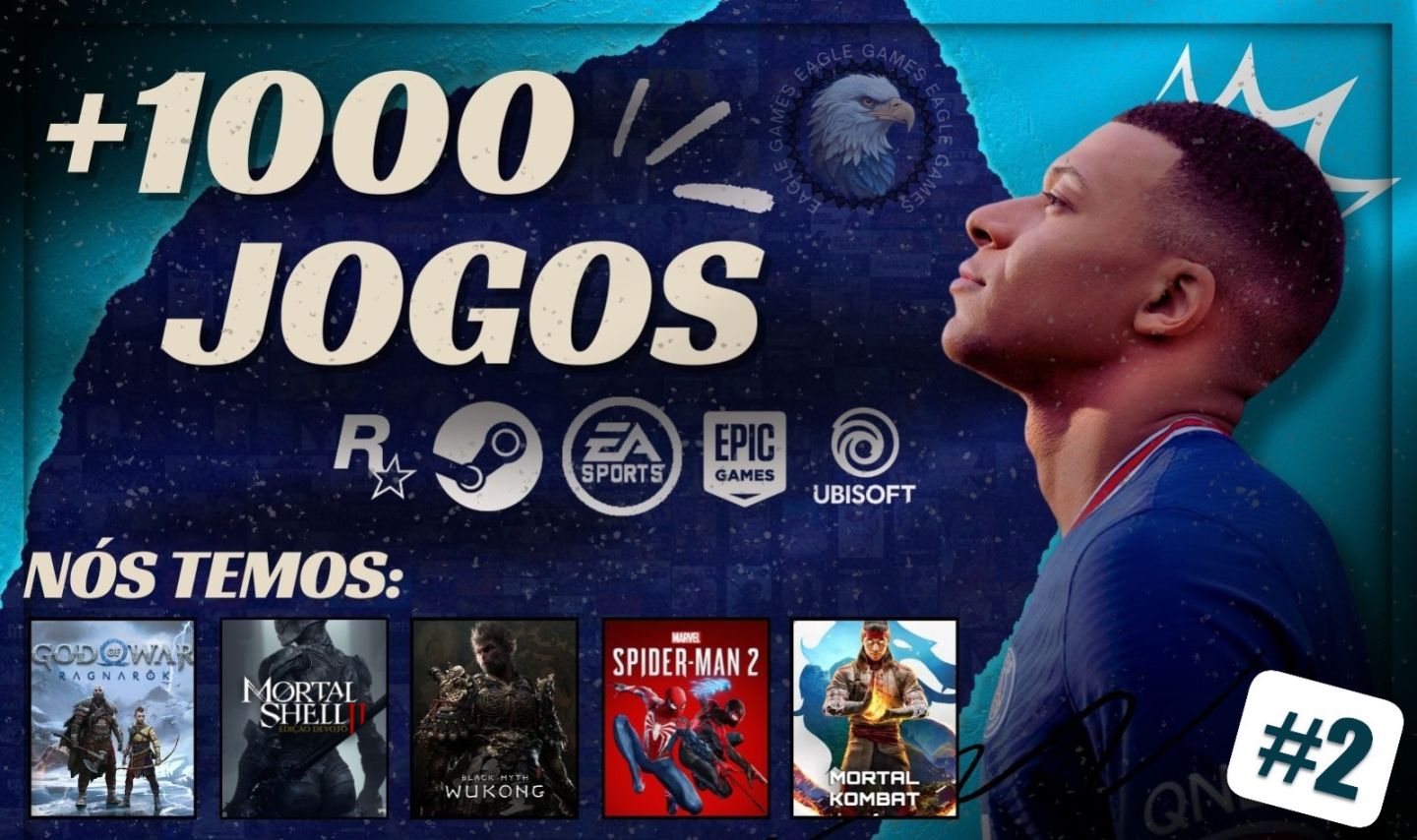 (2) MAIS DE 1000 JOGOS - LANÇAMENTOS E CLÁSSICOS STEAM - CONTAS OFFLINE