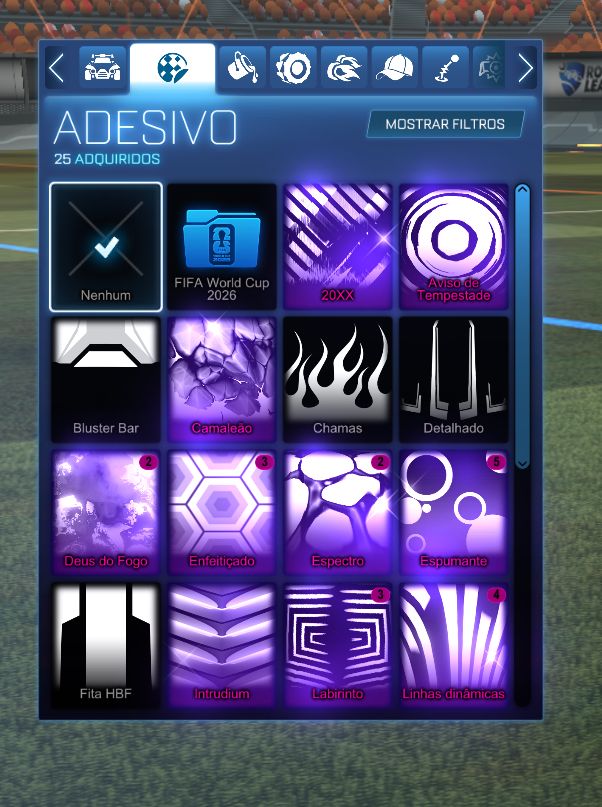 ROCKET LEAGUE | ITENS RAROS + FENNEC, RODA CRISTIANO, REAPER, ETC