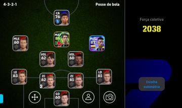 Conta de efootball com James Rodrigues