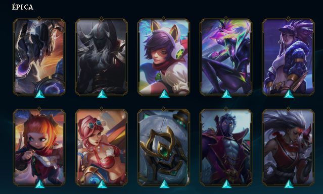 CONTA DE LEAGUE OF LEGENDS COM 100 SKINS