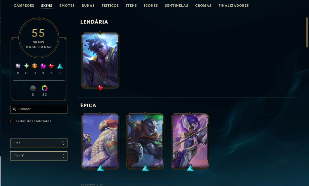 CONTA LEAGUE OF LEGENDS | FULL ACESS | ELO: MESTRE 59% WIN RATE