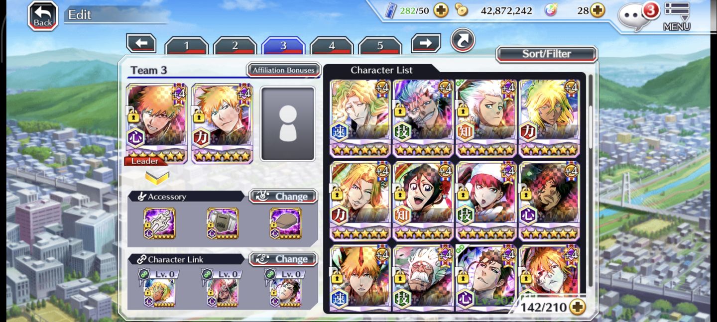 Conta Relíquia Bleach Brave souls!!