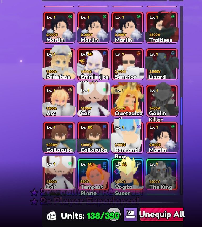 Conta do Roblox com 4-5 vanguards no anime Vanguard
